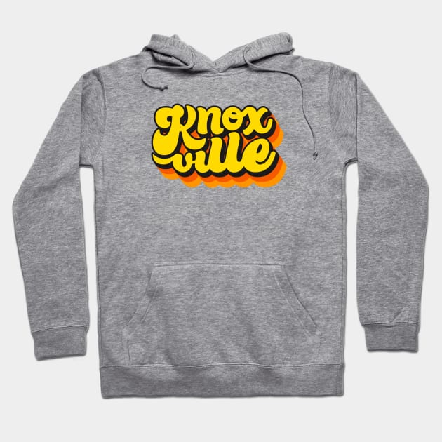 Knoxville Script - Color Gradient (Light) Hoodie by jepegdesign